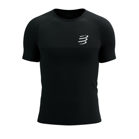 COMPRESSPORT Koszulka biegowa PERFORMANCE SS T-SHIRT black/white