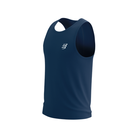 COMPRESSPORT Koszulka biegowa PERFORMANCE SINGLET blues