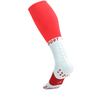 COMPRESSPORT Skarpety kompresyjne FULL SOCKS OXYGEN fluo red