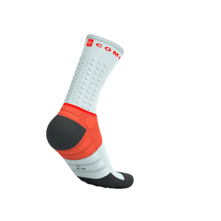 COMPRESSPORT Skarpetki do biegania ULTRA TRAIL SOCKS V2.0 gray violet/tigerlily