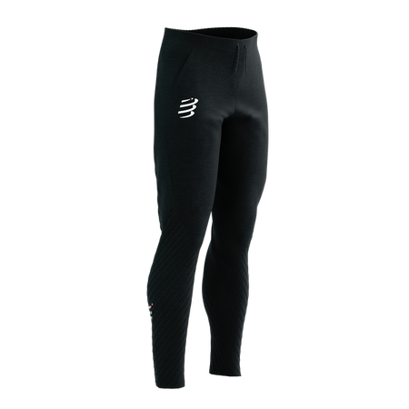 COMPRESSPORT Spodnie biegowe SEAMLESS PANTS black melange