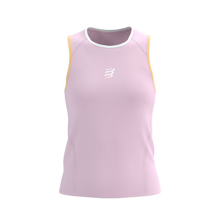 COMPRESSPORT Koszulka biegowa damska TRAIL RACING TANK roseate