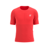 COMPRESSPORT Koszulka biegowa PRO RACING SS T-SHIRT fluo red