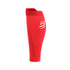 COMPRESSPORT Opaski kompresyjne na łydki R2V3 fluo red/white reflect