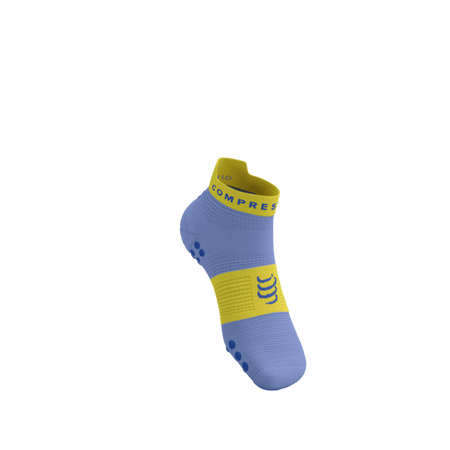 COMPRESSPORT Skarpetki do biegania krótkie PRORACING SOCKS V4 RUN LOW jacaranda/maize