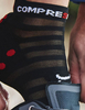 COMPRESSPORT Skarpetki do biegania PRORACING SOCKS V4 ULTRALIGHT RUN LOW black/red