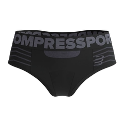 COMPRESSPORT Bielizna damska termoaktywna SEAMLESS BOXER black/grey