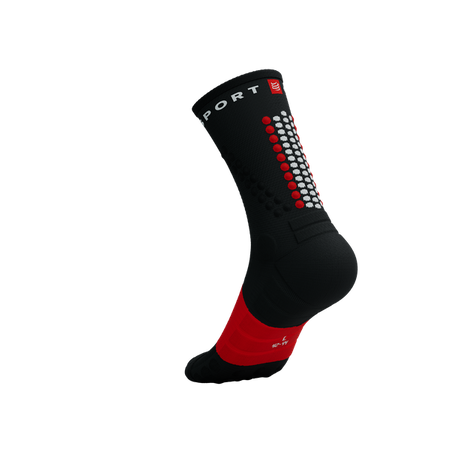 COMPRESSPORT Skarpetki do biegania ULTRA TRAIL SOCKS V2.0 black/red