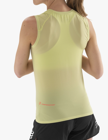 COMPRESSPORT Koszulka biegowa damska TRAIL RACING TANK nile