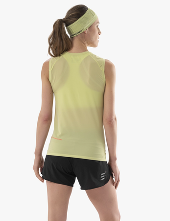 COMPRESSPORT Koszulka biegowa damska TRAIL RACING TANK nile