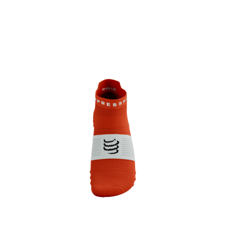 COMPRESSPORT Skarpetki do biegania krótkie PRORACING SOCKS V4 RUN LOW tigerlily/white