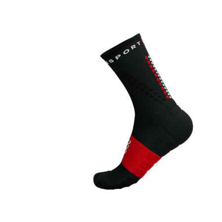 COMPRESSPORT Skarpetki do biegania ULTRA TRAIL SOCKS V2.0 black/red