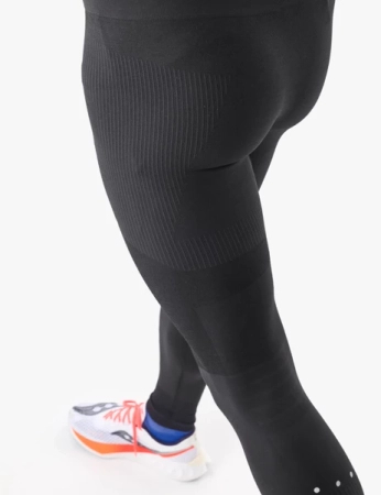 COMPRESSPORT Legginsy biegowe męskie WINTER RUNNING LEGGING black