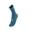COMPRESSPORT Skarpetki do biegania wysokie PRORACING SOCKS V4 RUN HIGH niagara blue/white