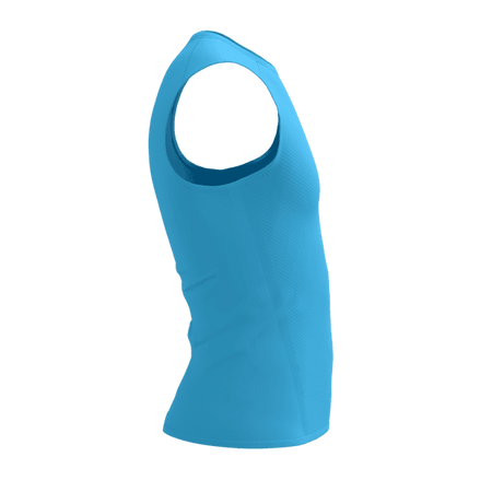 COMPRESSPORT Koszulka biegowa męska TRAIL RACING TANK norse blue