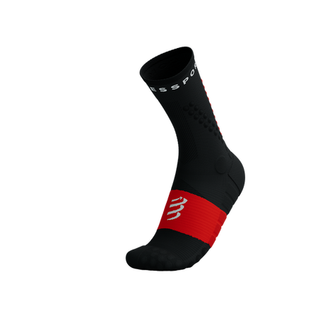 COMPRESSPORT Skarpetki do biegania ULTRA TRAIL SOCKS V2.0 black/red