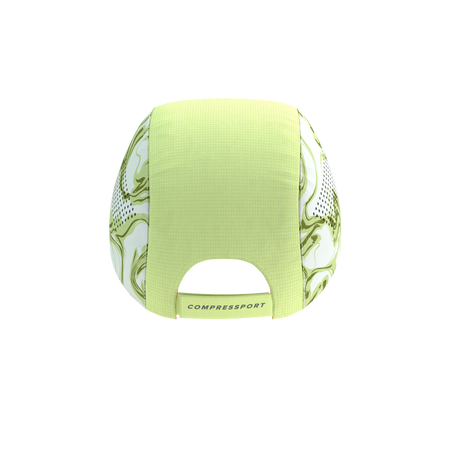 COMPRESSPORT Czapka biegowa PRO RACING CAP green camo/fluo red
