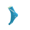 COMPRESSPORT Skarpetki do biegania trailowe PRORACING SOCKS V4 TRAIL norse blue/neon green