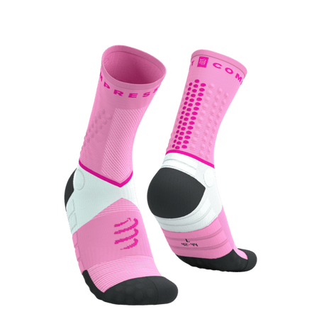 COMPRESSPORT Skarpetki do biegania ULTRA TRAIL SOCKS V2.0 begonia/neon pink