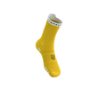 COMPRESSPORT Skarpetki do biegania trailowe PRORACING SOCKS V4 TRAIL lemon/white