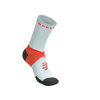 COMPRESSPORT Skarpetki do biegania ULTRA TRAIL SOCKS V2.0 gray violet/tigerlily