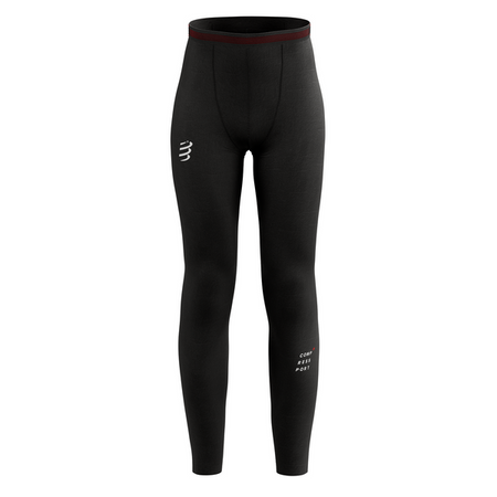 COMPRESSPORT Kompresyjne legginsy do biegania damskie UNDER CONTROL FULL TIGHT black