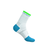 COMPRESSPORT Skarpetki do biegania PRO MARATHON SOCKS V2.0 white/norse blue/neon green