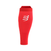 COMPRESSPORT Opaski kompresyjne na łydki R2V3 fluo red/white reflect