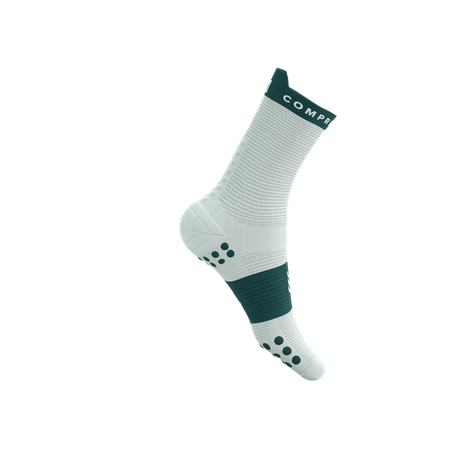 COMPRESSPORT Skarpetki do biegania wysokie PRORACING SOCKS V4 RUN HIGH sugar/storm