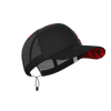 COMPRESSPORT Czapka biegowa z daszkiem RACING TRUCKER CAP black/red
