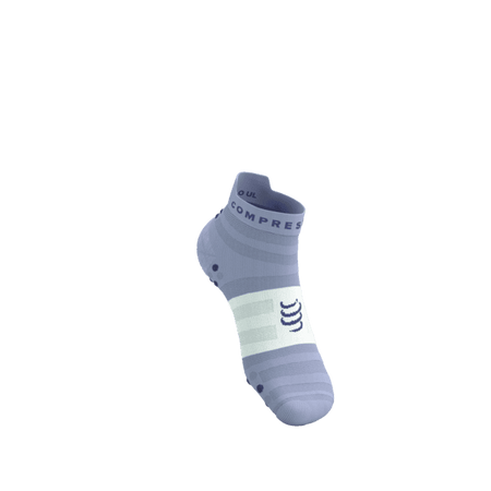 COMPRESSPORT Skarpetki do biegania PRORACING SOCKS V4 ULTRALIGHT RUN LOW lavender/white