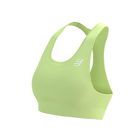 COMPRESSPORT Stanik sportowy FEELFREE SEAMLESS BRA shadow lime