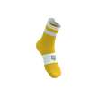 COMPRESSPORT Skarpetki do biegania wysokie PRORACING SOCKS V4 RUN HIGH lemon/white