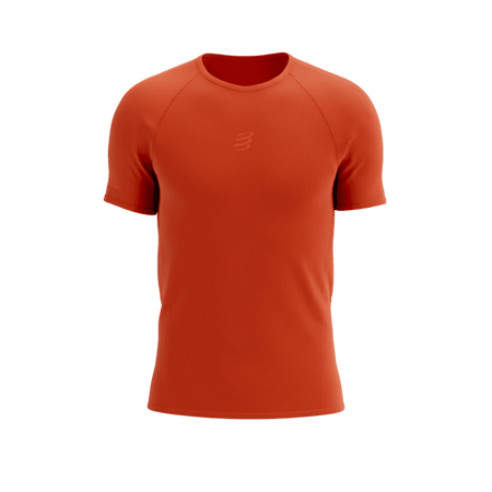 COMPRESSPORT Koszulka biegowa męska TRAIL RACING SS T-SHIRT tigerlily