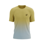 COMPRESSPORT Koszulka biegowa PERFORMANCE SS T-SHIRT ceylon yellow/gray dawn
