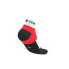 COMPRESSPORT Skarpetki do biegania ULTRA TRAIL LOW SOCKS V2.0 fluo red/white