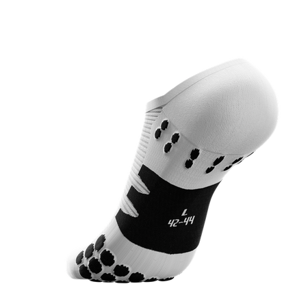 COMPRESSPORT Skarpetki do biegania krótkie NO SHOW SOCKS white/black