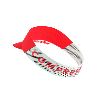 COMPRESSPORT Daszek biegowy PRO RACING VISOR fluo red