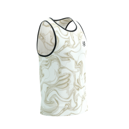 COMPRESSPORT Koszulka biegowa PERFORMANCE SINGLET sugar/camo print
