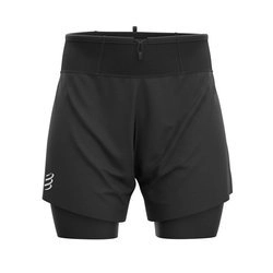 COMPRESSPORT Spodenki biegowe TRAIL 2-IN-1 SHORT czarne