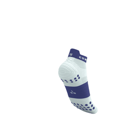 COMPRESSPORT Skarpetki do biegania krótkie PRORACING SOCKS V4 RUN LOW star white/orient blue