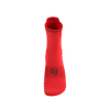 COMPRESSPORT Skarpetki do biegania trailowe PRORACING SOCKS V4 TRAIL fluo red/black