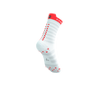 COMPRESSPORT Skarpetki do biegania PRORACING SOCKS V4 ULTRALIGHT RUN HIGH white/red/black