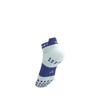 COMPRESSPORT Skarpetki do biegania krótkie PRORACING SOCKS V4 RUN LOW star white/orient blue