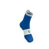 COMPRESSPORT Skarpetki do biegania wysokie PRORACING SOCKS V4 RUN HIGH princess blue/white