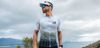 COMPRESSPORT Triathlonowa koszulka kompresyjna TRI POSTURAL AERO SS TOP black/white print