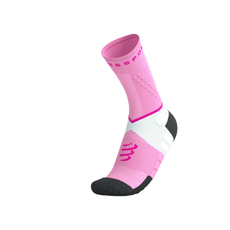 COMPRESSPORT Skarpetki do biegania ULTRA TRAIL SOCKS V2.0 begonia/neon pink