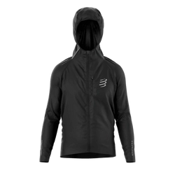 COMPRESSPORT Kurtka biegowa przeciwdeszczowa THUNDERSTORM WATERPROOF JACKET black