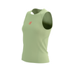 COMPRESSPORT Koszulka biegowa damska TRAIL RACING TANK nile