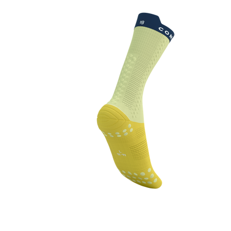 COMPRESSPORT Skarpetki rowerowe PRORACING SOCKS V4 BIKE elf yellow/blues